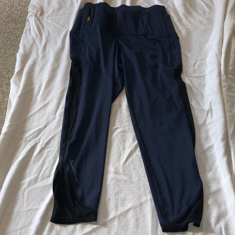 DENE ADAMS original concealed carry leggings with zippers & big pockets navy
